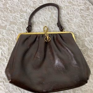 Brown Vintage one handle purse